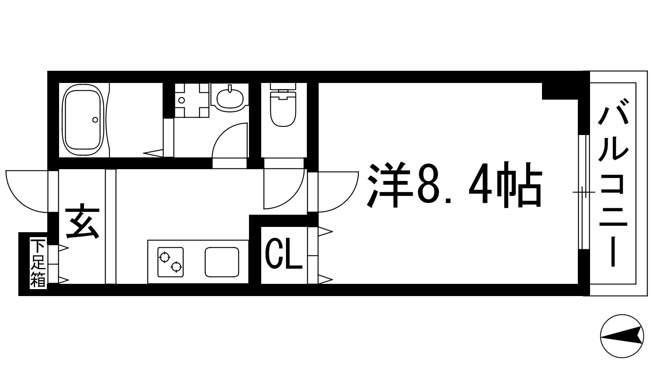 【間取り】 | レジーナ逆瀬川