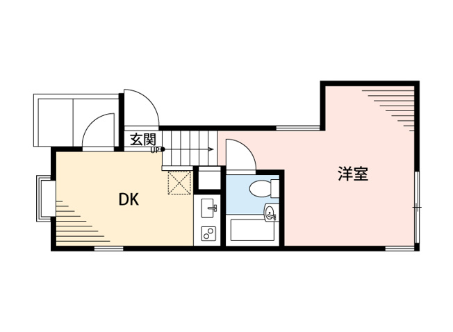 【間取り】 | プチエタン　15834 | シンプルで使いやすい間取りです☆