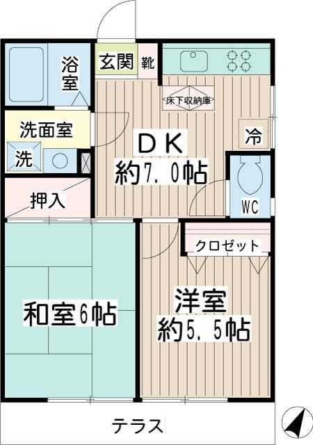 シャローム馬込の間取り