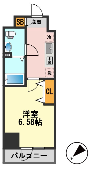 La Douceur新小岩の間取り