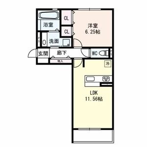 【間取り】 | Gran Felicia | お部屋の間取りです