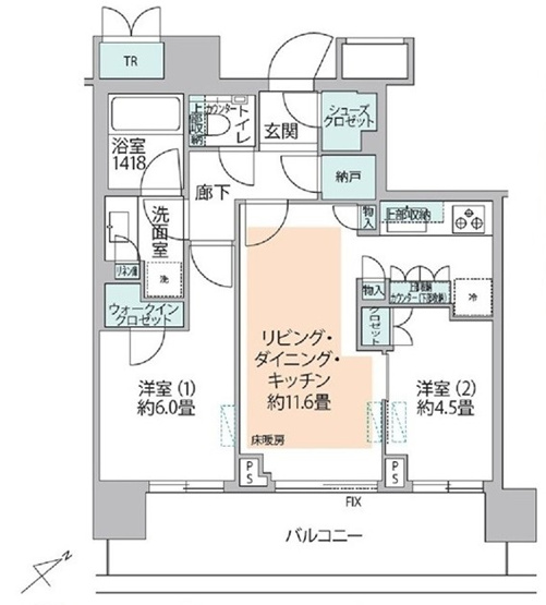 【間取り】 | パークシティ武蔵小山ザ・タワー