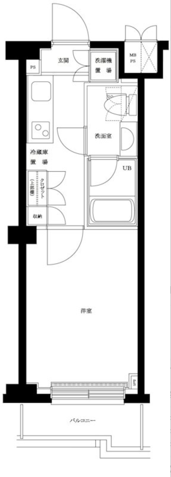 世田谷区羽根木１丁目の賃貸マンションの間取り|間取り