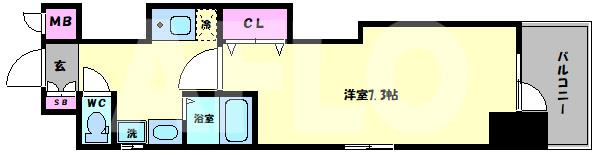S-FORT弁天町の間取り|サムティ弁天町レジデンス　間取り