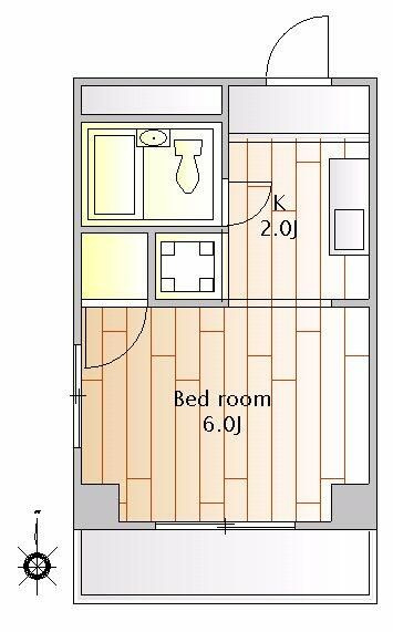 コウエイマンション目黒の間取り