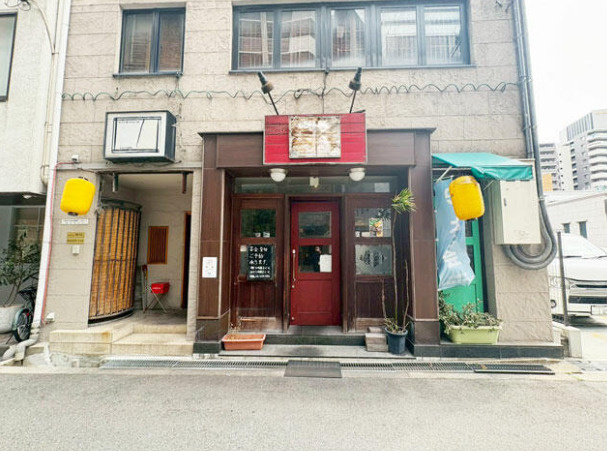 大阪市中央区高麗橋１丁目の店舗一部の外観パース