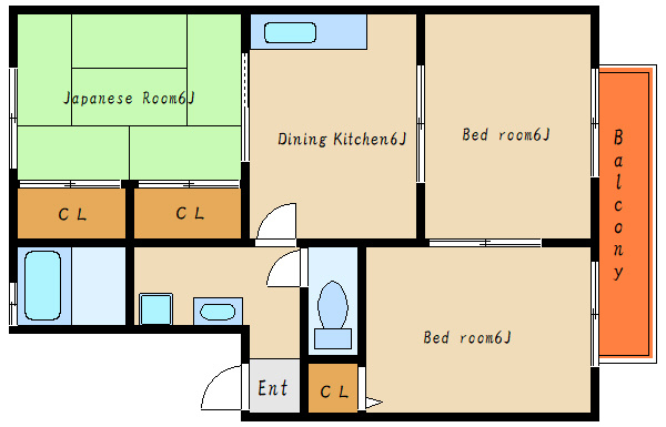 ハイカムール住吉の間取り