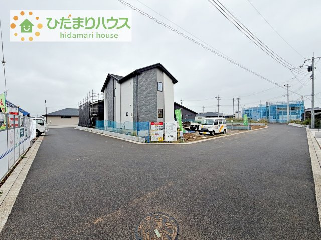 【前面道路含む現地写真】 | つくば市上横場3期　新築戸建　1号棟 | 10/5撮影