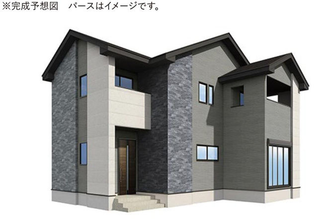 【外観】 | つくば市上横場3期　新築戸建　1号棟 | 子育て世代に嬉しい、周辺環境充実の開発分譲地☆彡
（1号棟）