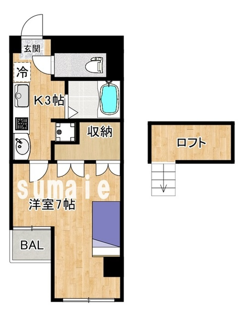 クリスタルガーデンの間取り|間取り図