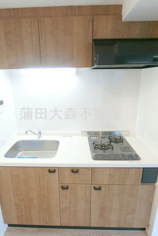 スクエア千鳥町のキッチン|2口ガスシステムキッチン