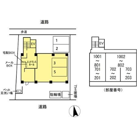 CEDAR　NORITAKEの区画図