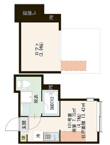 LUKE徳丸の間取り