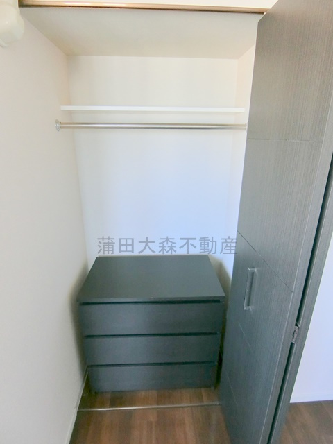 クロスレジデンス蒲田の設備|洋室6帖の収納　クローゼット