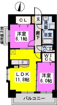 【間取り】 | アルページュ西新