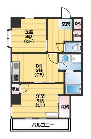 クローネ荻窪の間取り