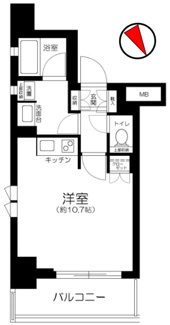 【間取り】 | ラ・コスタ新宿余丁町