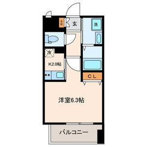 レジデンシアカルマールの間取り