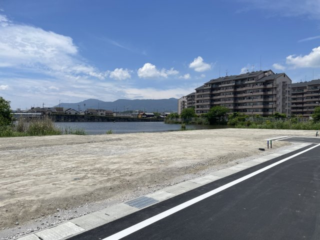 大津市今堅田1丁目10付近　分譲地の外観|8年5月撮影、分譲地全景外観