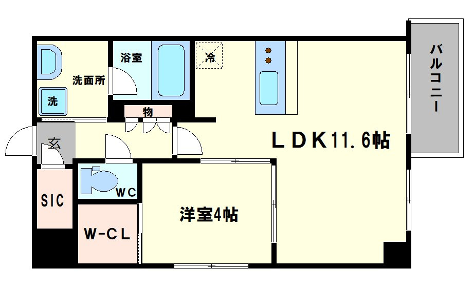 LEGALAND+難波南の間取り