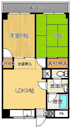 ツインパルの間取り|間取りです。