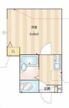 ハイスタンダード堀切の間取り|間取りです。