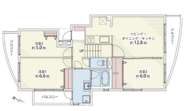 スカイタウン新横浜の間取り