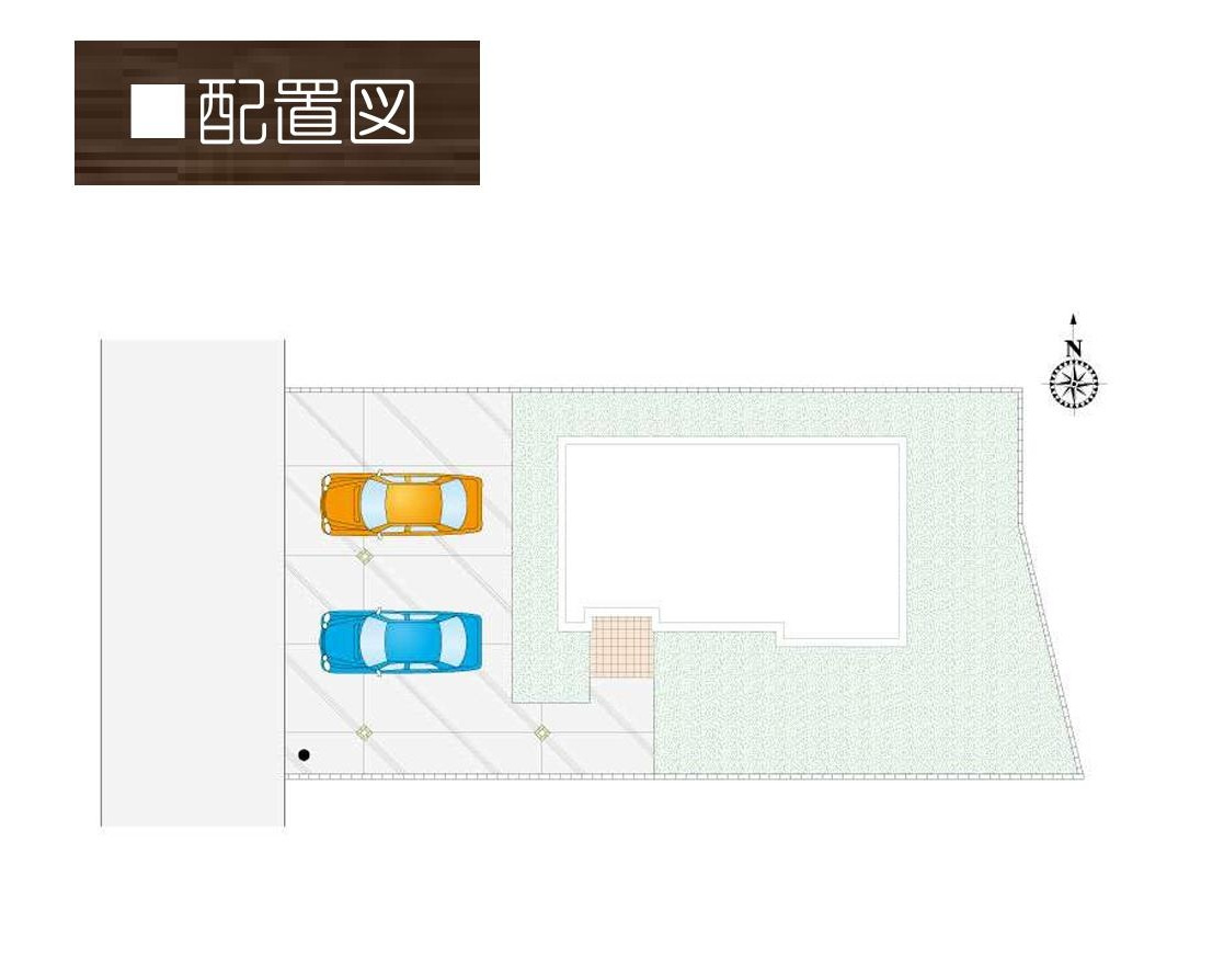 つくば市谷田部【全3棟】　新築戸建　3号棟の区画図
