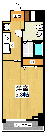 ラクラス下総中山の間取り