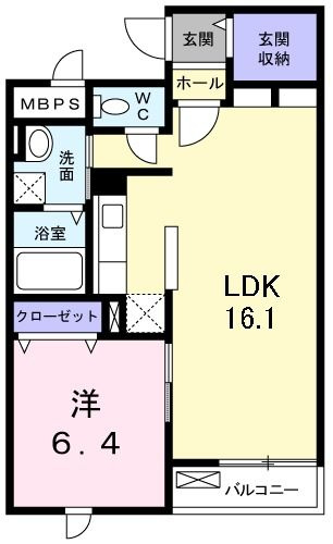 【間取り】 | クレール青葉台(クレールアオバダイ)