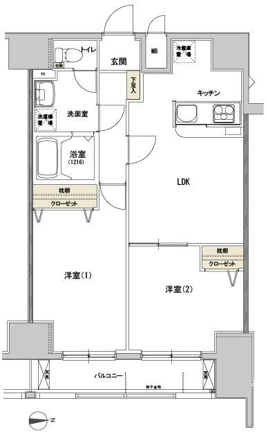 ｆｅｅｔｈ日暮里の間取り
