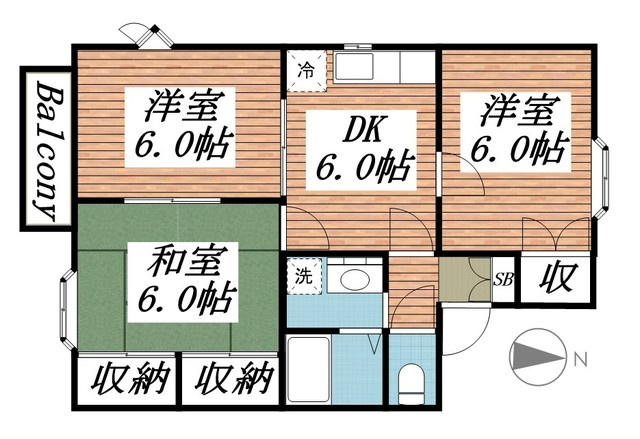 【間取り】 | シンパティアひろさく