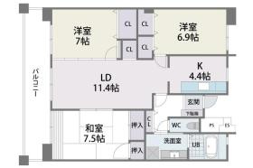 【間取り】 | L-PLACE KAIZUKA