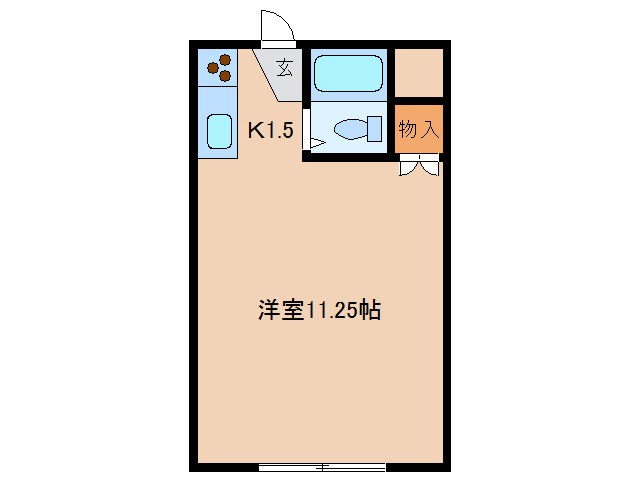コーポリバーストーンの間取り