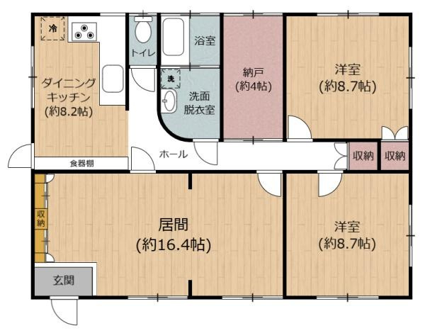 ふじが丘東二丁目　戸建ての間取り|※図面と現況が異なる場合は現況を優先させていただきます。