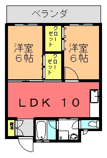 Ｋ・Ｍ　ビルの間取り