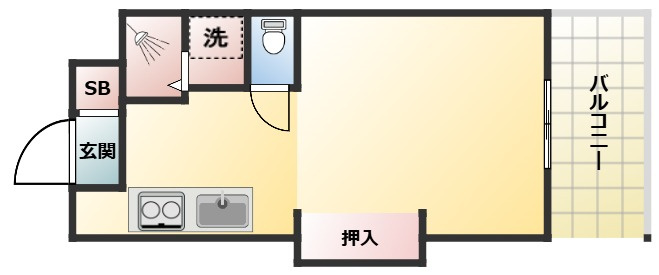 白岩ビルの間取り