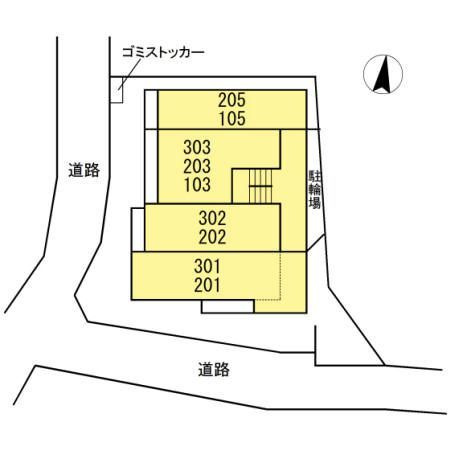 Silver Paletteの区画図