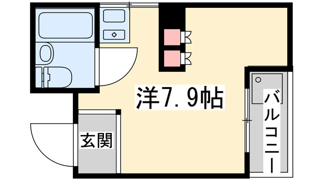 【間取り】 | ウィン天六南館