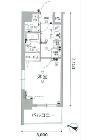 スカイコート本郷東大前第3の間取り