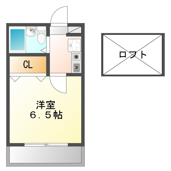 ミナミパレス西舞子の間取り