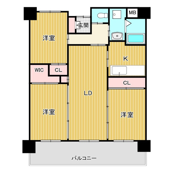 【間取り】 | AuroraCourt南摂津