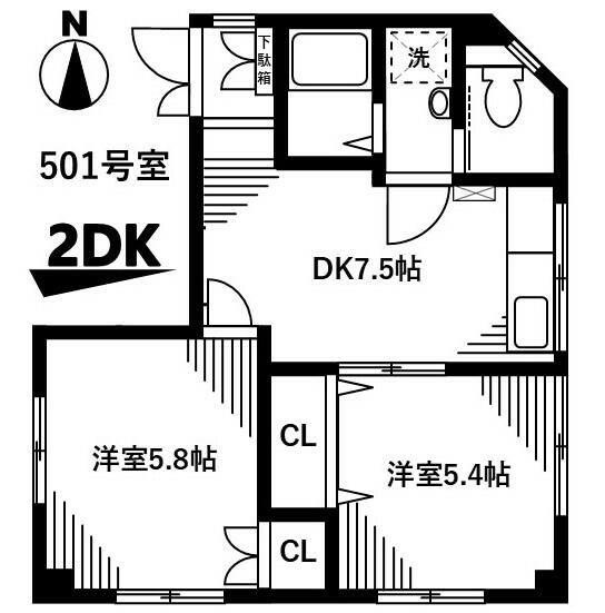 塚本ビルの間取り