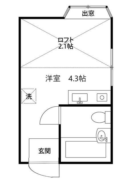 荏原ハイツの間取り