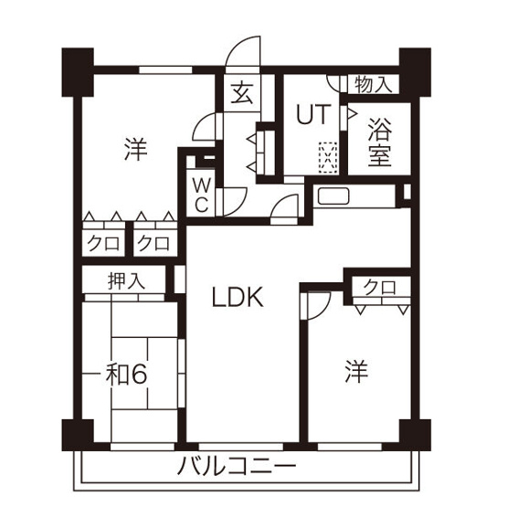 【間取り】 | グランドハイリス本山