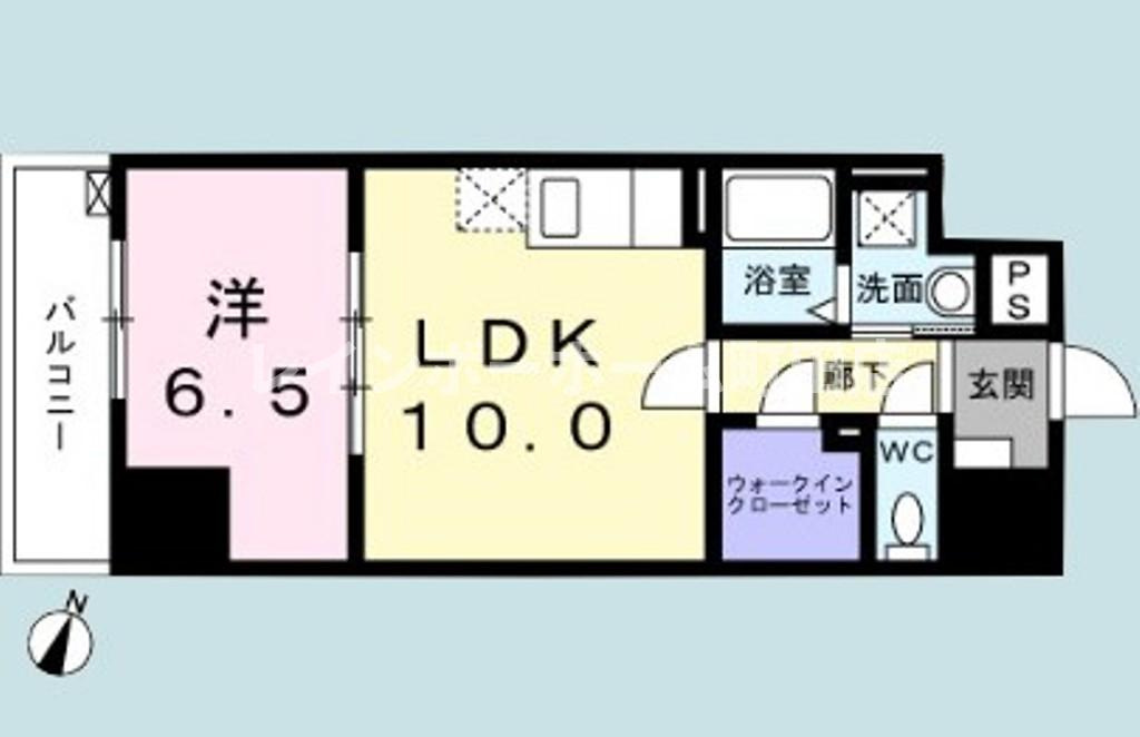 クラッテーロ相模が丘※初期費用分割あと払いサービス利用可能物件の間取り