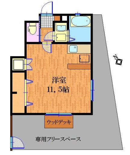 リブフラットの間取り