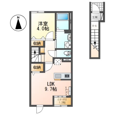【間取り】 | ルアナ　チマリム | 是非エイブル宇都宮東店へ！TEL028-614-3103
