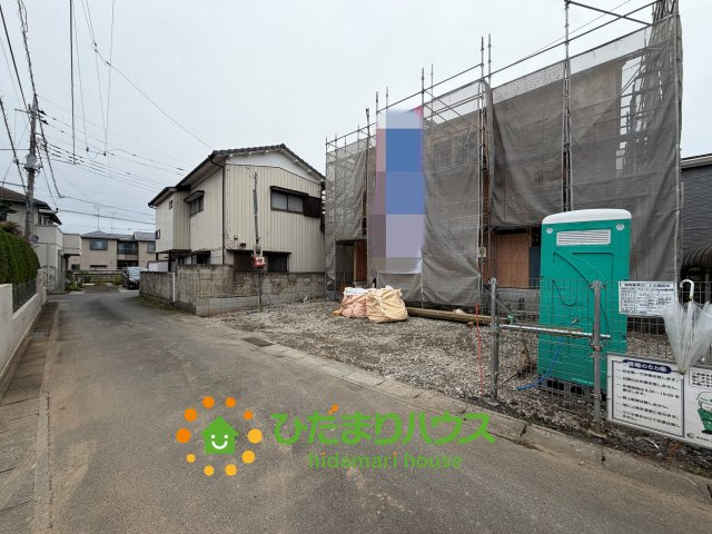 古河市松並第８　新築一戸建て　クレイドルガーデンの前面道路含む現地写真|2026/10/05 撮影