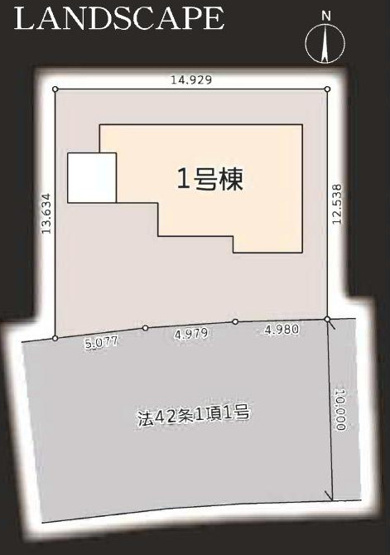 【区画図】 | 区画図は、土地の形状、境界、道路との関係を詳細に示す図面土地の正確な位置、面積、形状を把握し購入や建築計画の判断に不可欠です。区画整理や開発状況も示され、将来的な土地利用のイメージを掴む上でも重要。
